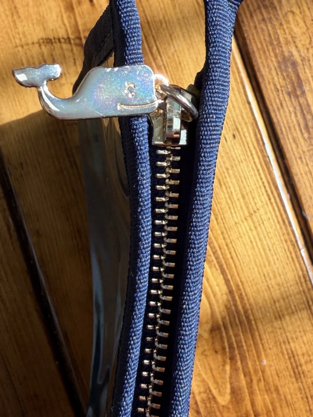 Vineyard Vines Blue & Green Plaid Pouch